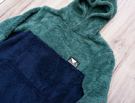 BAD BOY Sherpa Fleece Hoodie-Navy/green